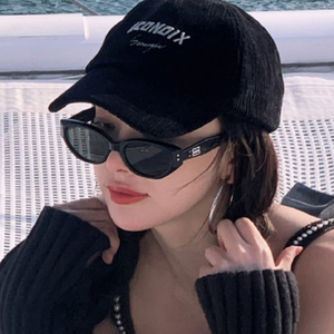 复古猫眼近视墨镜女gm2024新款高级感网红防紫外线方圆脸太阳眼镜