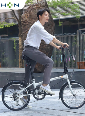 DAHON大行20英寸城市通勤折叠自行单车变速成人学生男女式HAT061