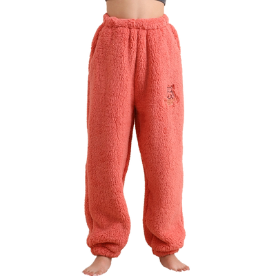 南极人儿童珊瑚绒厚款家居裤睡裤