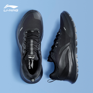 李宁跑步鞋男鞋冬季新款网面透气减震休闲运动鞋男士正品鞋子男款