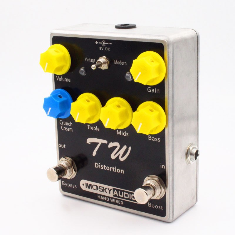 速发MOSKY TW Disrtio 失真 单块效果器 双踩的带st 电吉他踏板