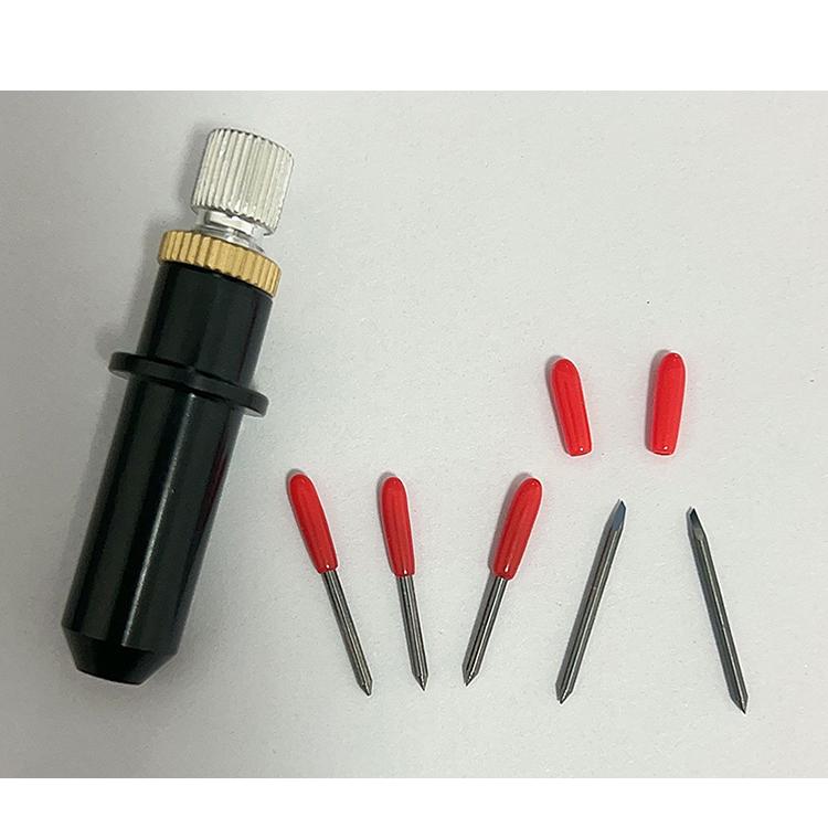 摩克立式玻璃刻绘机刀头架 摩克立式玻璃刀模板雕刻切绘机刀座套