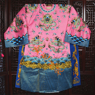 速发品质戏曲京剧舞出演台服装 软缎皇大臣将军太团吕布子龙蟒袍服