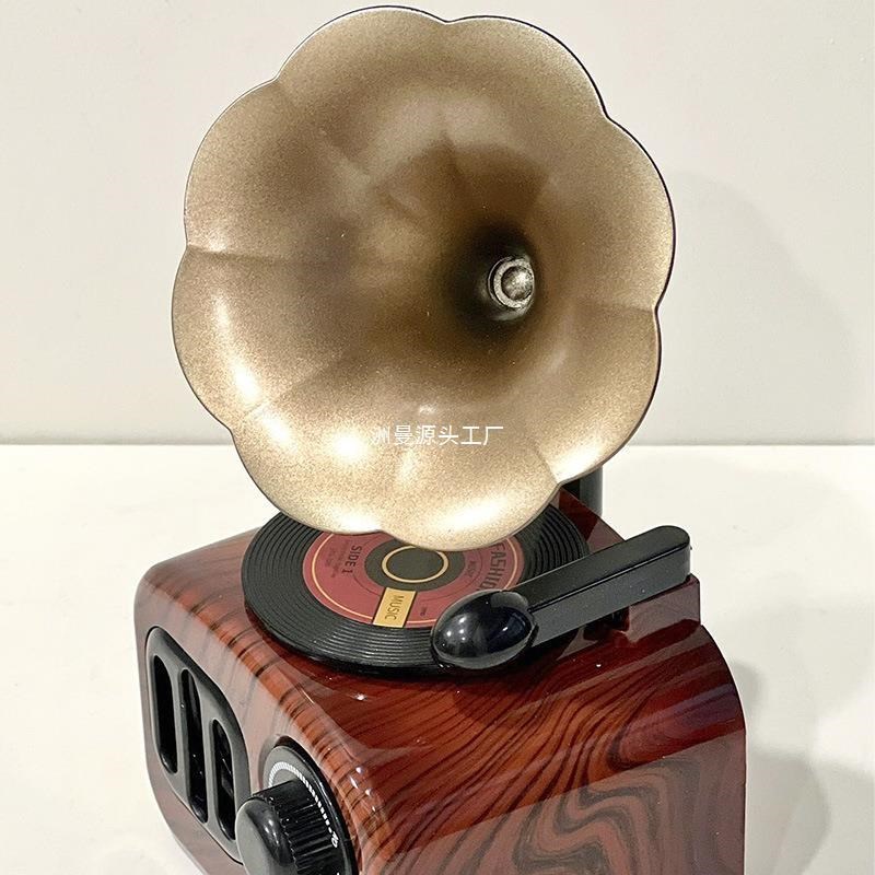 速发复古加式留声机音乐盒摆件生日励物送男友送生中考美油礼志礼