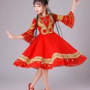 速发维童演数民族新疆儿吾尔舞蹈演出服小古丽哈萨克族柯尔克孜表