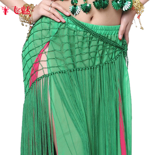 速发肚皮舞腰链新款 角链腰链阿根廷 长流苏腰链编织三流腰苏臀巾