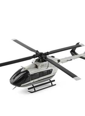 XK伟力K160四通四桨无副翼气压定高直升机 6轴陀螺仪EC-145像真机