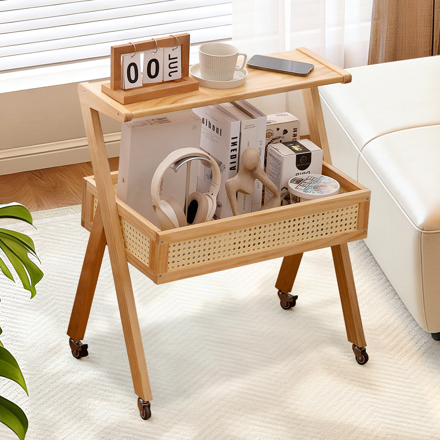 可移动边几茶几小桌子沙发边柜客厅家用床头轻奢高级感小户型阳台,住宅家具,移动边几/推车,淘宝优惠券,粉丝福利购,淘宝优惠卷