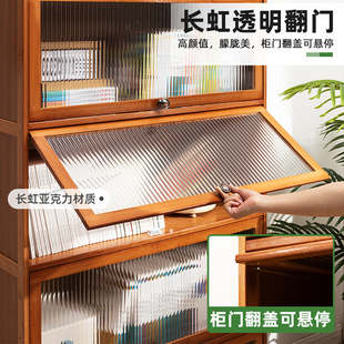 书架置物架落地书柜子阅读架儿童家用客厅简易实木多层储物收纳柜