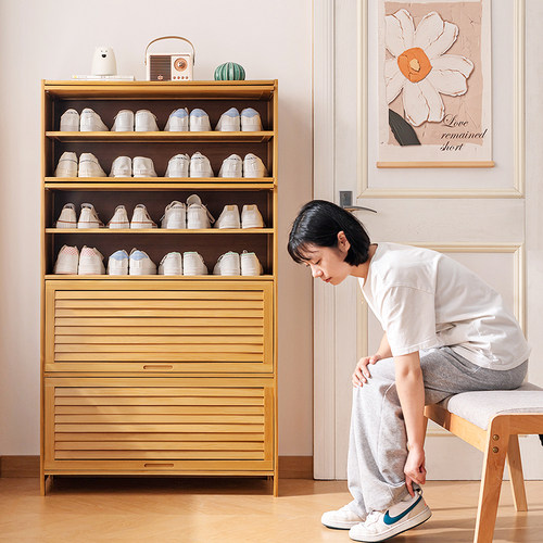 木马人鞋柜门口家用大容量鞋架