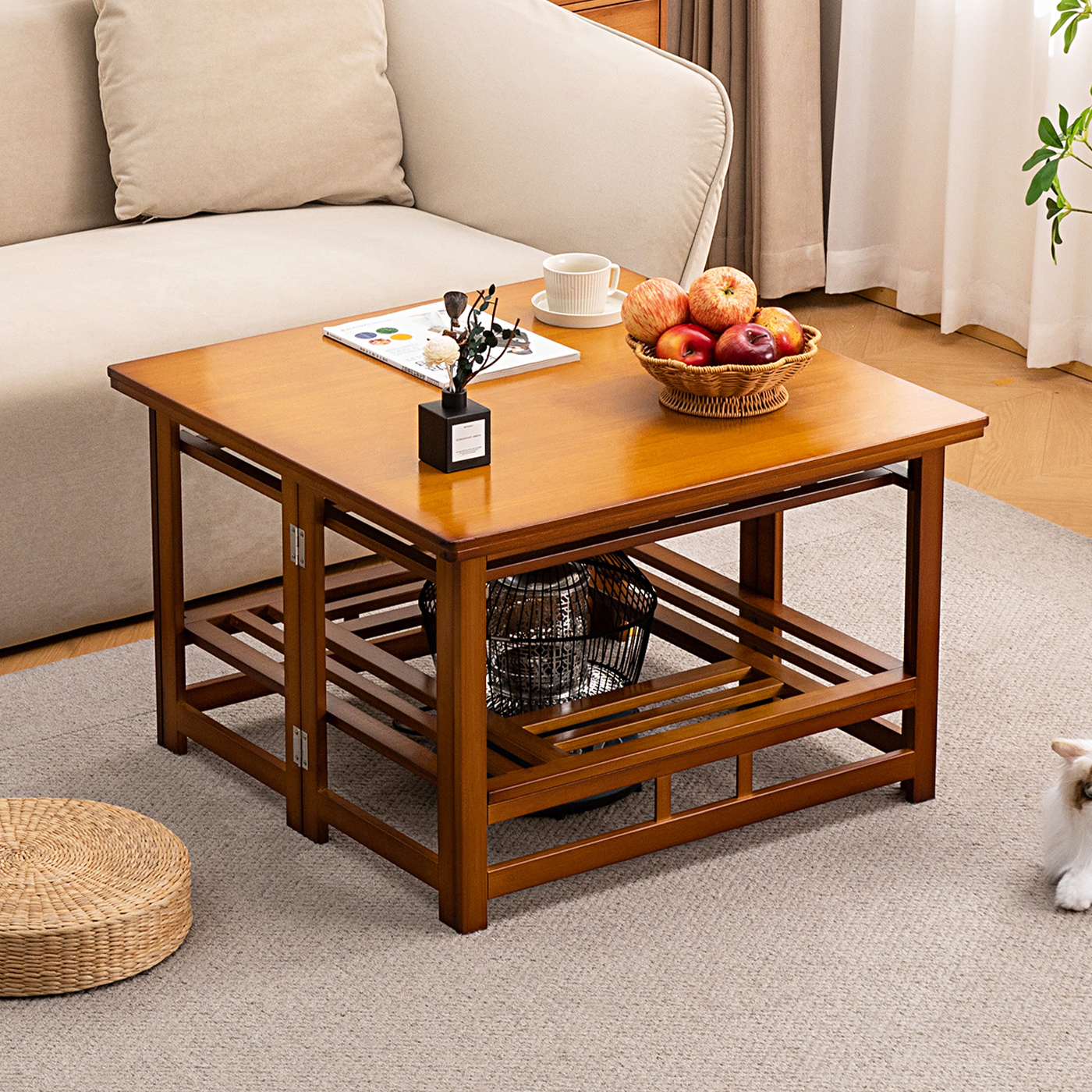 茶几客厅家用烤火桌子新款