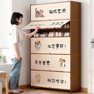 2025爆款 柜家用好看新款 简易出租房室内收纳入户 架子门口多层鞋 鞋