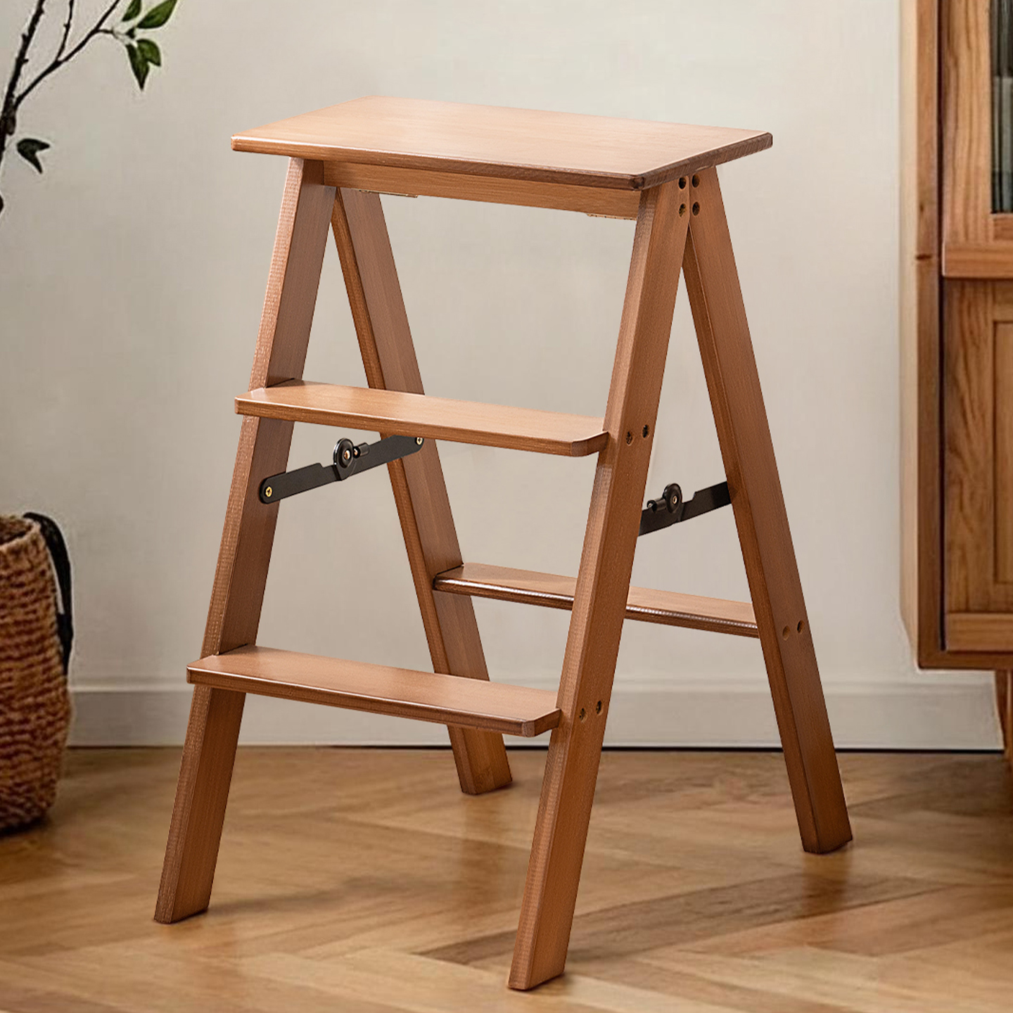 折叠梯凳家用登高梯两用伸缩室内