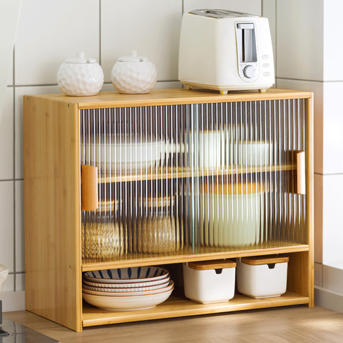 木马人日式桌面餐边柜厨房储物柜