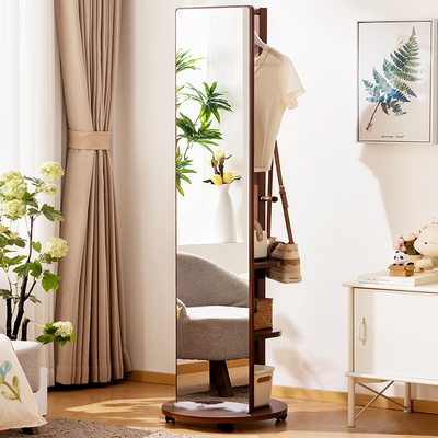 木马人实木全身镜穿衣镜