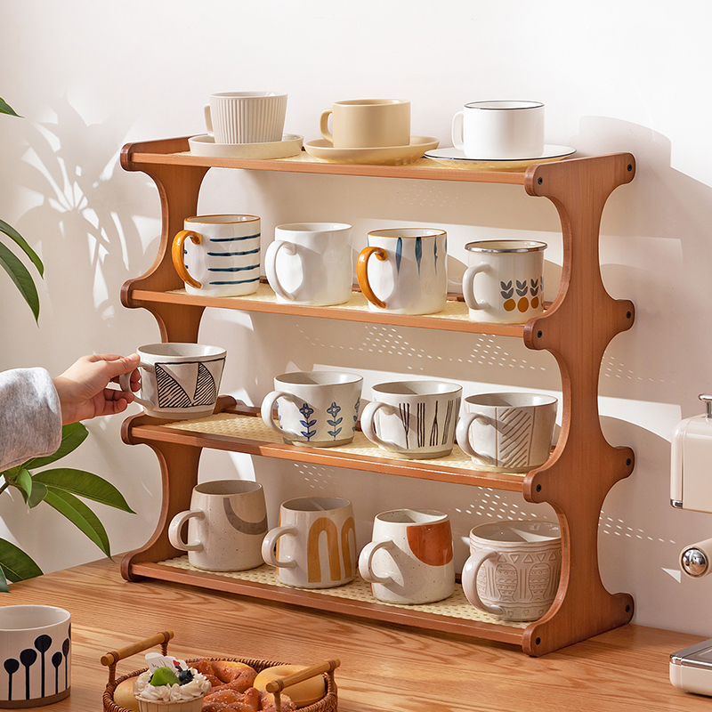 木马人水杯子收纳置物架