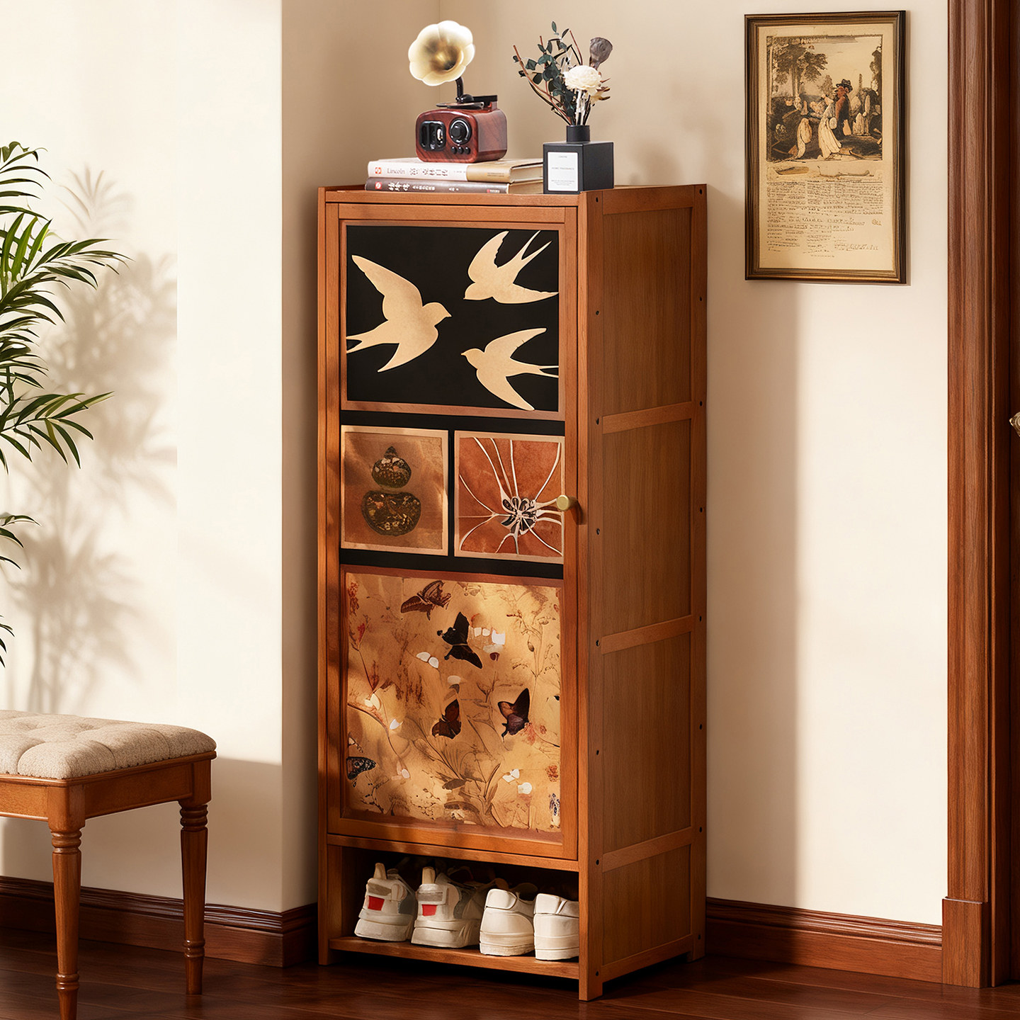 鞋架子多层家用门口小窄入户宿舍小型简易带门鞋柜出租房室内好看,住宅家具,鞋架,淘宝优惠券,粉丝福利购,淘宝优惠卷