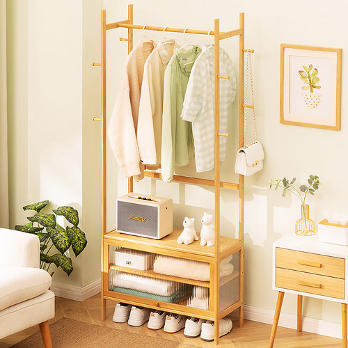 木马人挂衣架落地式衣帽架