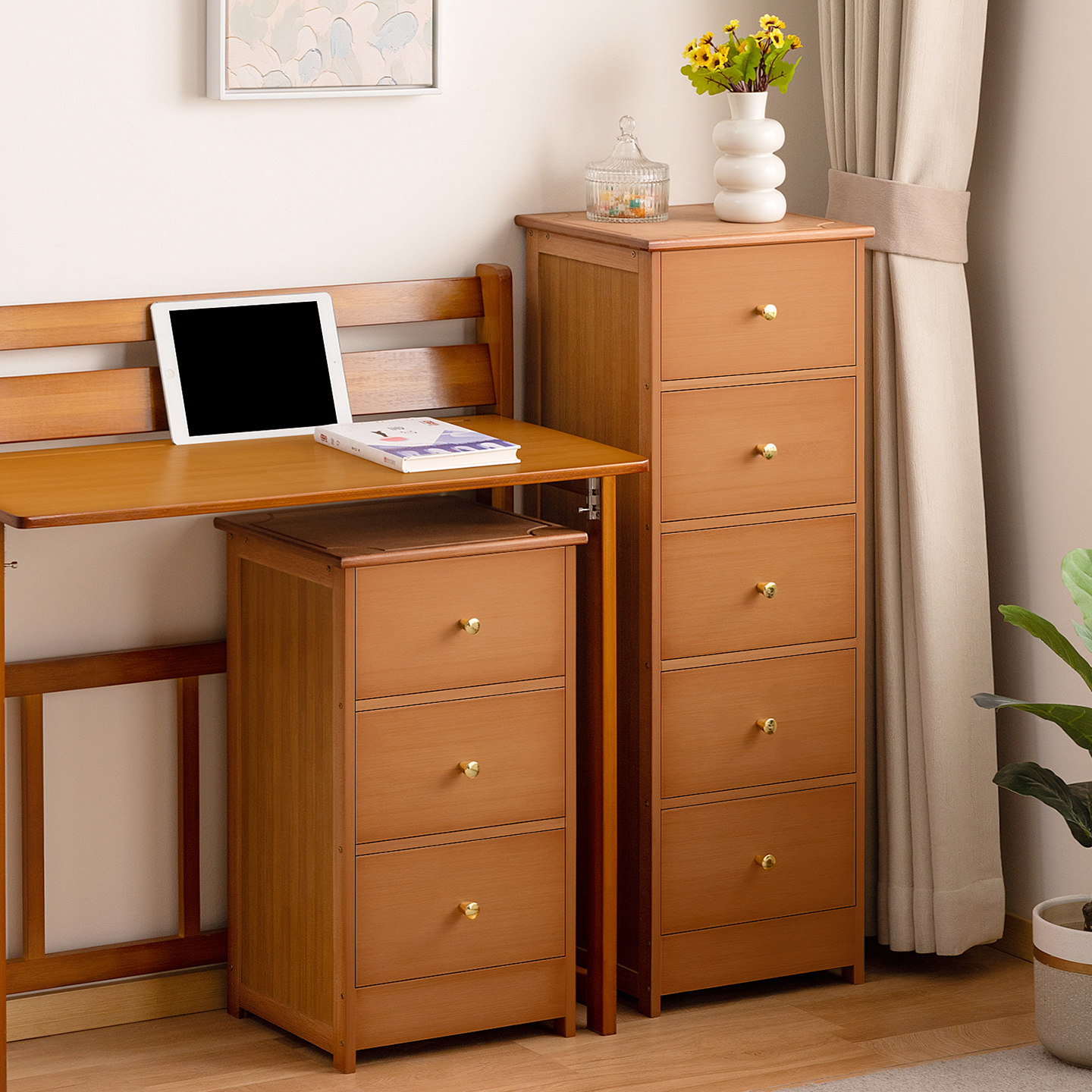 收纳柜子置物柜家用桌下零食客厅杂物多层卧室储物房间整理架简易