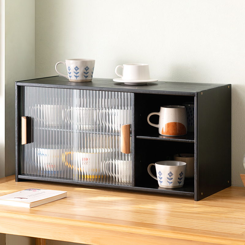 木马人收纳柜子置物柜防尘杯架子