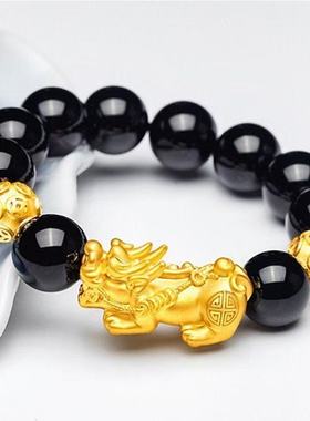 时尚貔貅手链（点进去选大小)