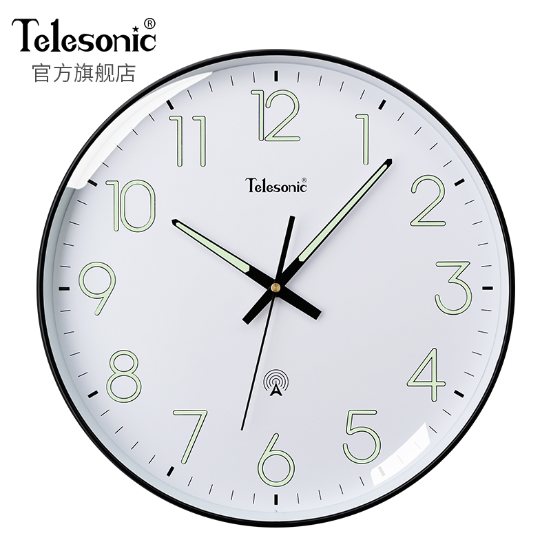 客厅电波钟TELESONIC/天王星夜光