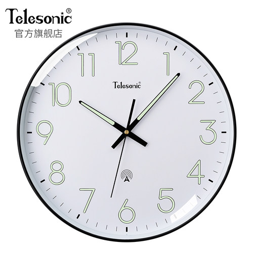 客厅电波钟TELESONIC/天王星夜光