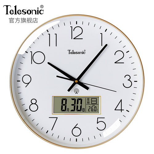 TELESONIC/天王星电波钟客厅挂表