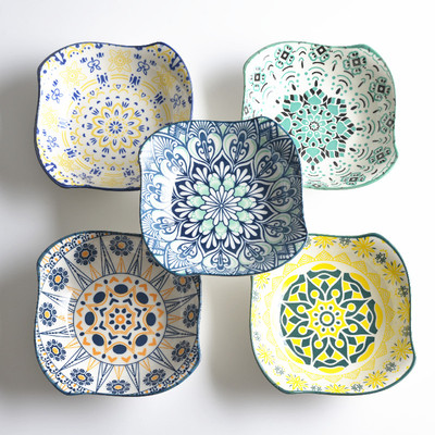 陶瓷风车日式家用创意碟盘子