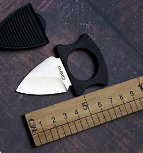 速发袖珍刀拆快小递扣户外刀指刀指环刀手刀刀具防身冷兵器