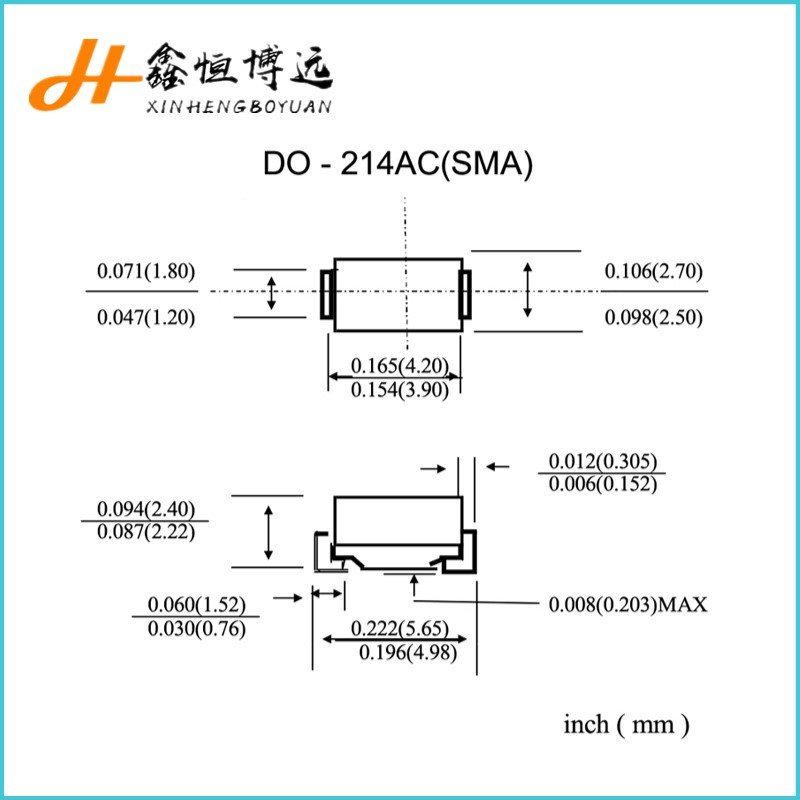 速发M7二极管14007贴片I4007整流二极管DO-214AC A m7