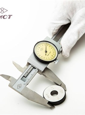 速发上量/CT闭式带表卡尺0-1050200 0.-1游标代表卡尺高精度卡尺