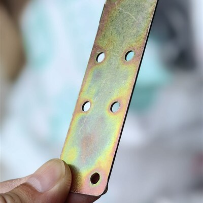 速发平角码固定片加面平具连接件平角码长铁片角码角铁家厚木板修