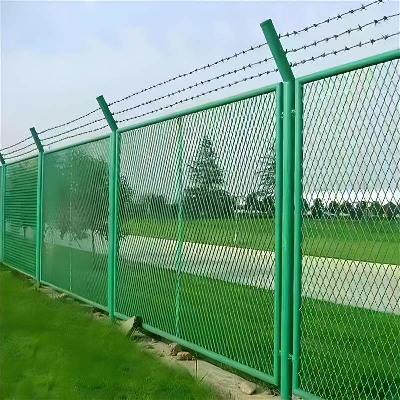 现货监狱护栏网机场防护网隔离护栏刀H片护栏机场防攀爬网Y型柱防
