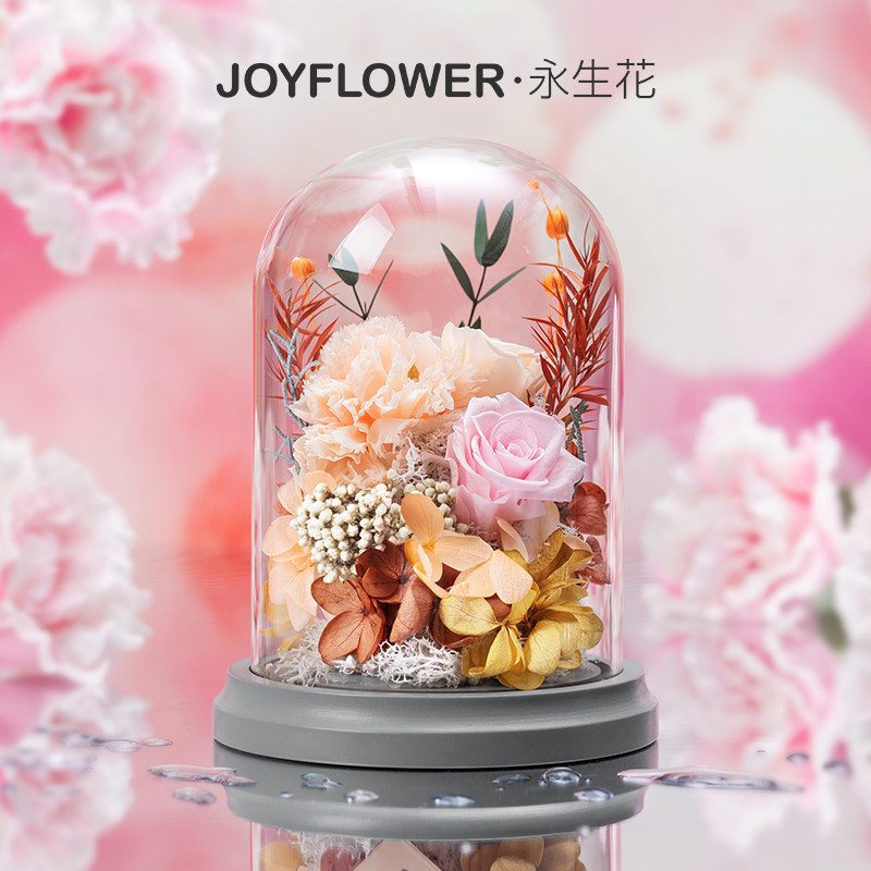 康乃馨永生花礼物送妈妈图片