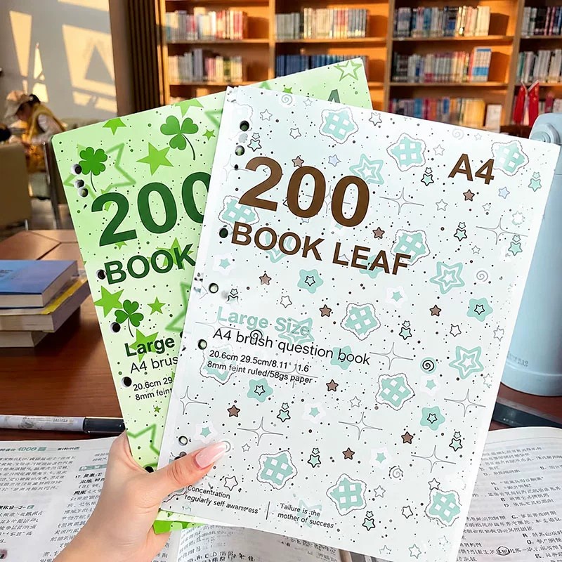 经典美式撞色薄脆本A4活页200加厚笔记本大学生考研高颜值草稿本