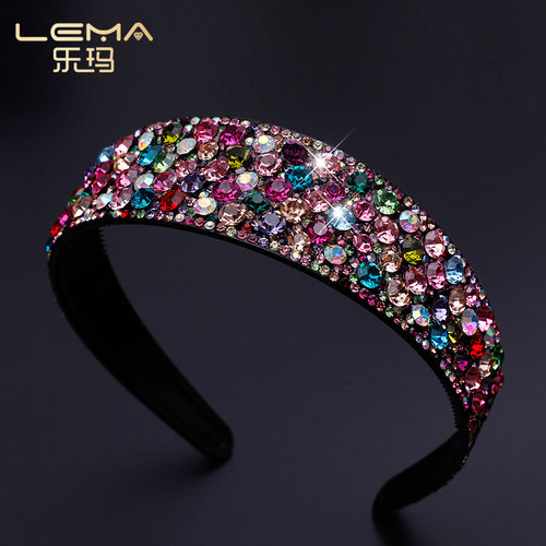 轻奢网红新款简约风精致镶钻发卡