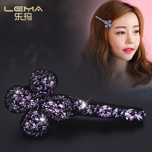 LORMA发夹乐玛刘海水晶鸭嘴饰品