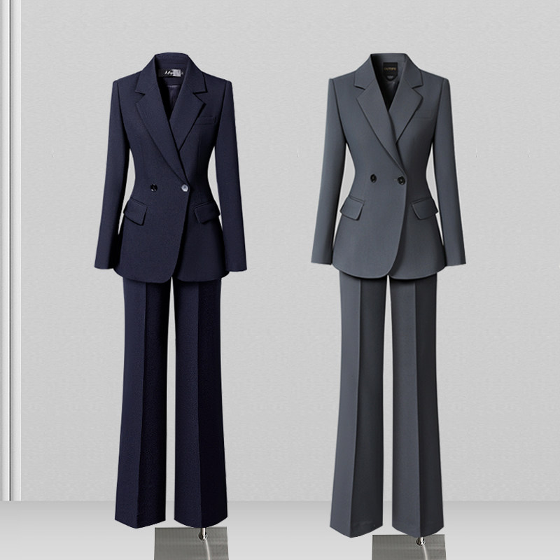 职业西装套装女春秋气质收腰正装西服通勤上班酒店经理工作服高端