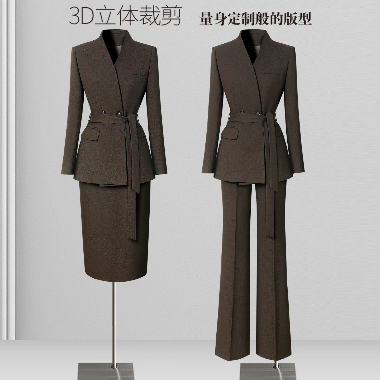 秋冬西装正装女职业套装高级韩系职场通勤穿搭经理律师店长工作服