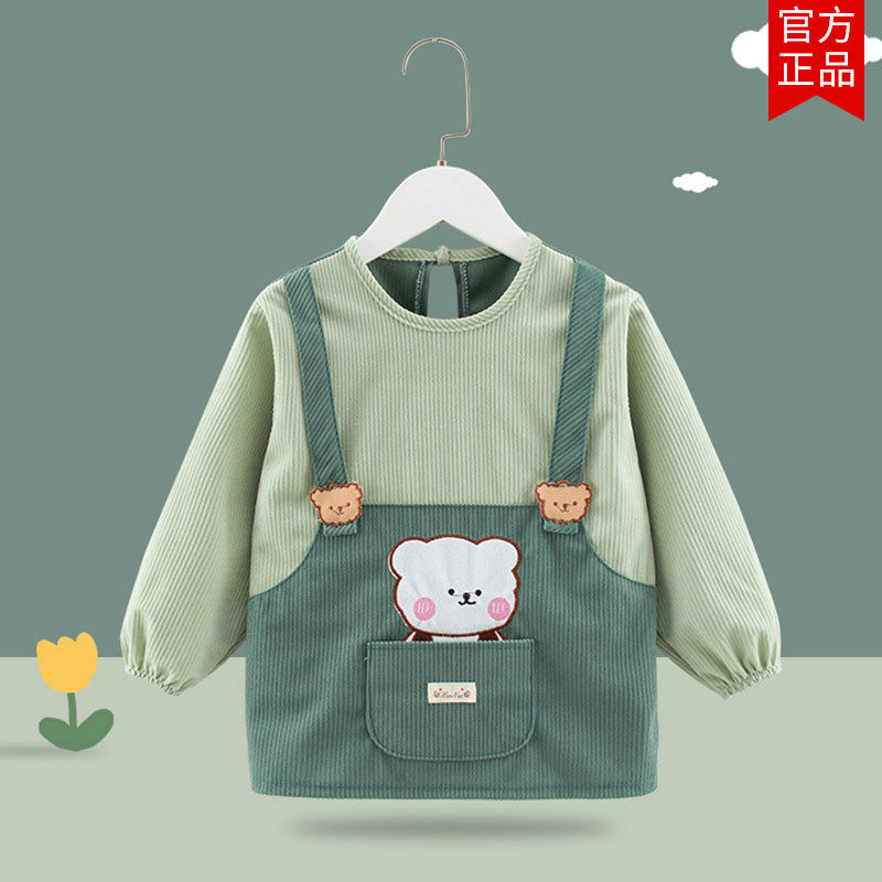 宝宝罩衣儿童防水防脏护衣秋冬男宝反穿衣吃饭围裙水晶绒婴儿围兜,童装/婴儿装/亲子装,反穿衣/罩衣,淘宝优惠券,粉丝福利购,淘宝优惠卷