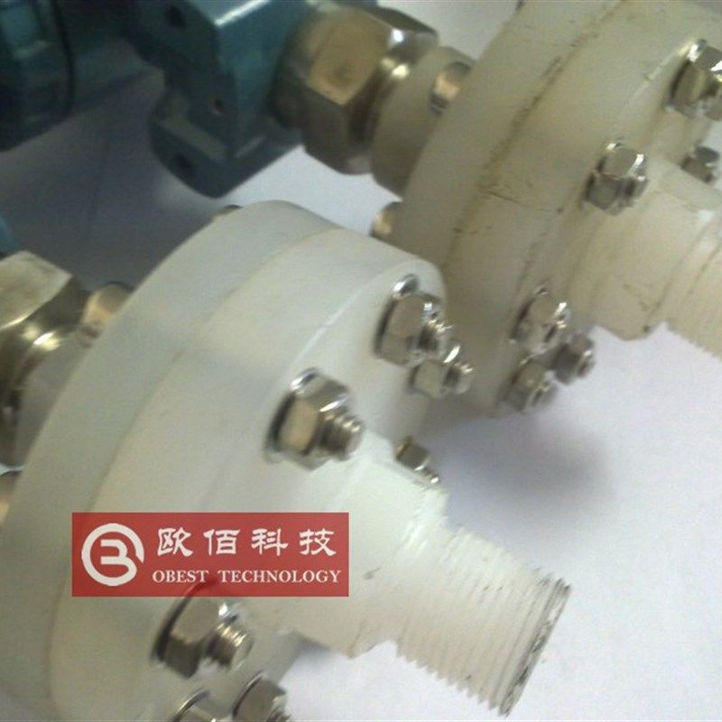 速发四氟隔膜压力变送器0-10V耐酸碱压力变送器4-20MA 防爆压力传
