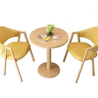速发台茶桌椅组合一桌啡椅子咖仿实木奶茶店铺面皮两厅休息区小圆,住宅家具,板木餐桌,淘宝优惠券,粉丝福利购,淘宝优惠卷