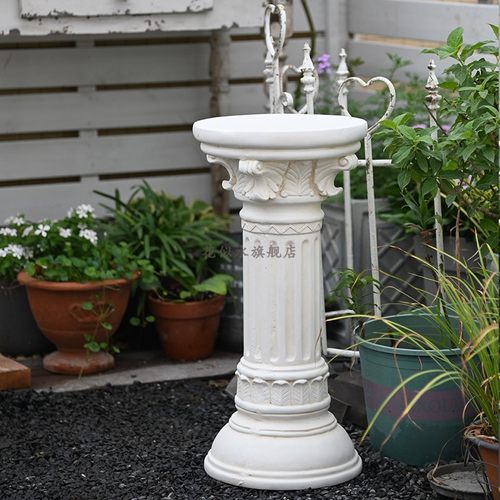 速发欧式花盆柱摆件婚复婚礼院具大柱子底座庆古花园庭道台花架