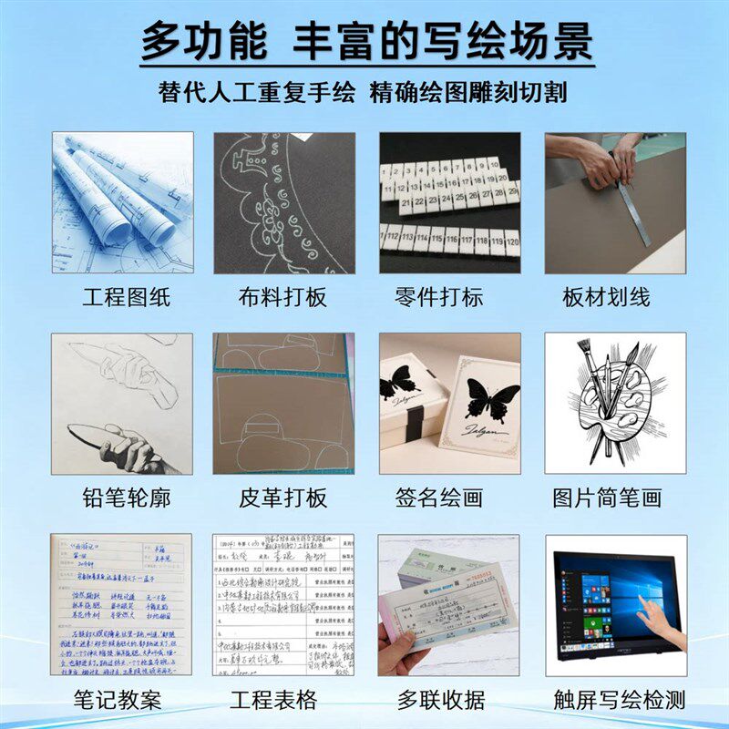 速发A0A1A2A学生制图实用CAD绘图仪 服装机械臂打印笔式大写字