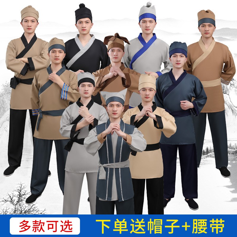 速发店小二古装汉服男童孩古代农民平民百姓杂役群众演员六一表演
