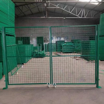 速发折叠门围墙养殖户外栅栏门铁丝网护栏网门果园围栏门隔离防护