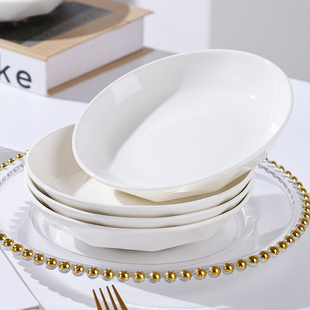 具色盘子 陶瓷家用高级感餐盘简约2白套装 速发风爆款 餐025新款