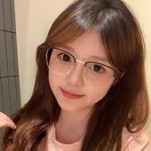 速发复古斯圆黑色眼框近视可配度数防蓝光级感文脸素颜半睛架