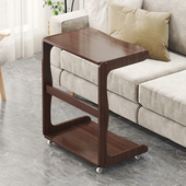 速发沙发边柜侧边柜几室小桌子简易家用迷你边卧方几可茶动茶几移